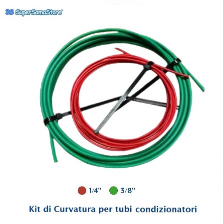 Kit di Curvatura Piegatubi per Condizionamento-Sonde da 1/4 a 3/8 per rame